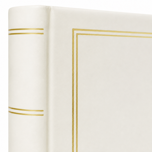 Album kieszeniowy szyty 10x15 cm 200 zdjęć B46200MSC-WHITE – detal produktu