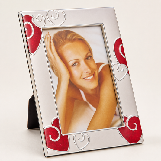 Ramka 15x20 metal, Heart red – zdjęcie dodatkowe (GD606/446Hred)