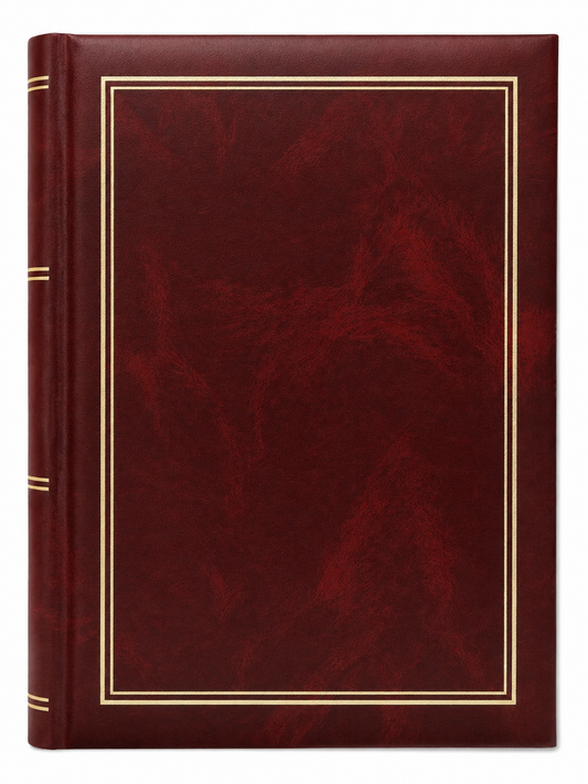 Album B5750SC-BURGUNDY – okładka na wprost