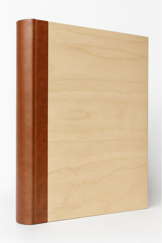 Album tradycyjny szyty 24x29 cm 40 stron DBCS20WOODBRONZE - zdjęcie 2