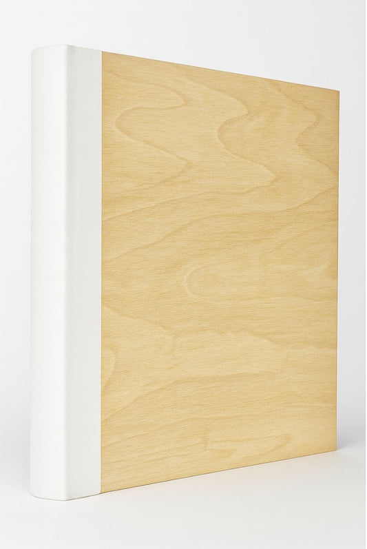 Album tradycyjny szyty 24x29 cm 40 stron DBCS20WOODWHITEB - zdjęcie 2