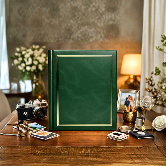 Album samoprzylepny spirala 23x28 cm 60 stron DRS30C-GREEN - zdjęcie 2