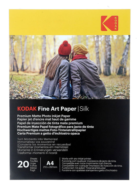 Papier fotograficzny Kodak Fine Art Paper Silky 260 g/m2 / A4 / 21x29,7cm / 20 szt / 891720 - zdjęcie 2
