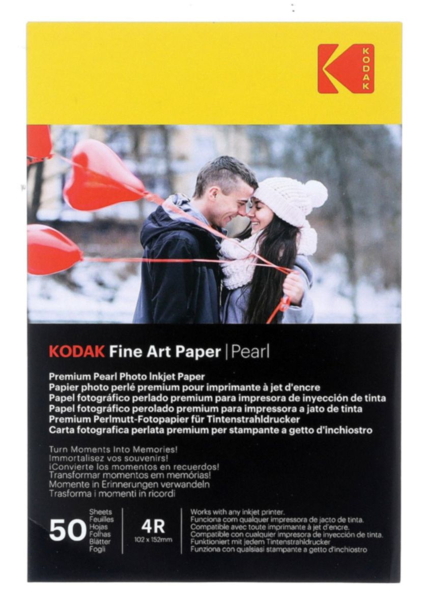 Papier fotograficzny Kodak Fine Art Paper Pearl 240 g/m2 / 4R / 10x15cm / 50 szt / 891725 - zdjęcie 2
