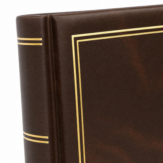 Album kieszeniowy szyty 13x18 cm 50 zdjęć B5750SC-BROWN – detal produktu