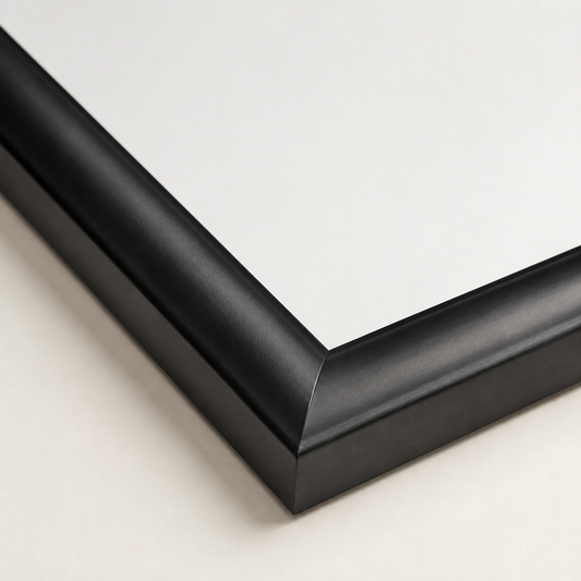 Ramka plastikowa 21x29,7 cm BB2130Bg — czarna, szkło – zdjęcie dodatkowe (BB2130Bg)
