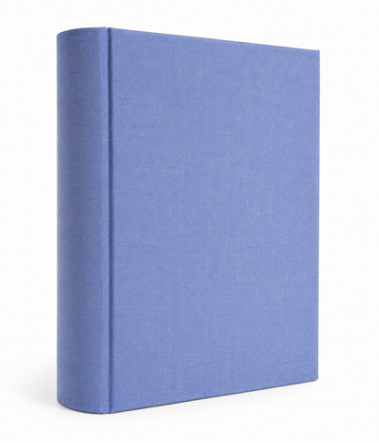 Album KD57100LINENBLUE – widok od strony grzbietu