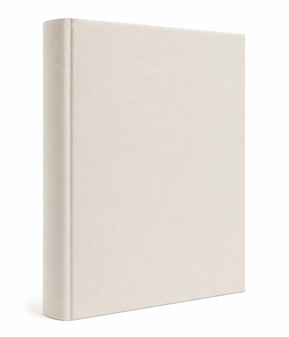 Album KD57100LINENCREAM – widok od strony grzbietu