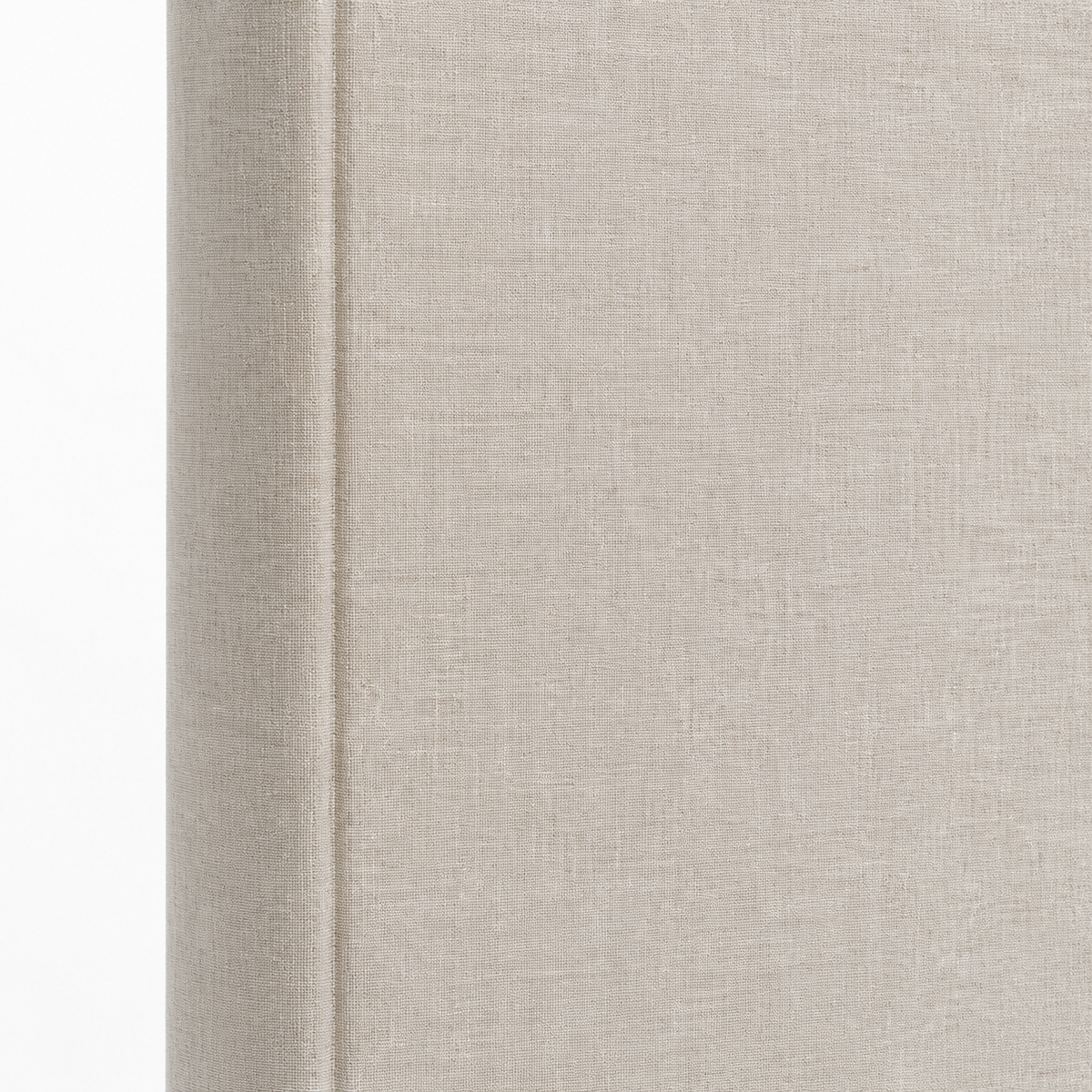 KDH46200LINENBEIGE – detal lnianej okładki i grzbietu