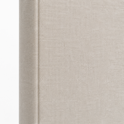 KDH46200LINENBEIGE – detal lnianej okładki i grzbietu