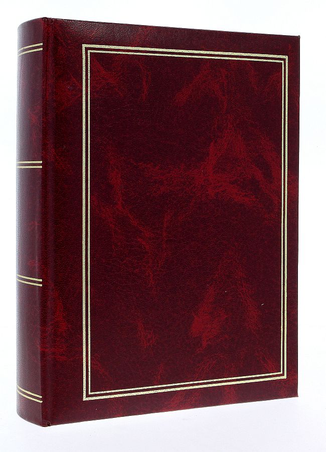 Album kieszeniowy szyty 10x15 cm 100 zdjęć B46100/2SC-BURGUNDY - zdjęcie 2