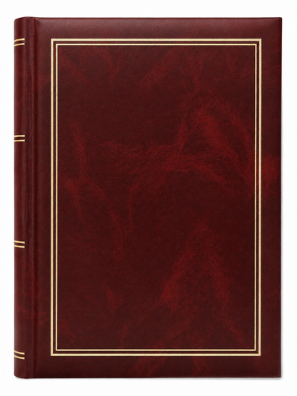 Album B5750SC-BURGUNDY – okładka na wprost