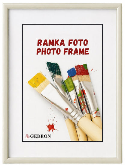 Ramka plastikowa 30x40  BB3040IV kremowa szkło