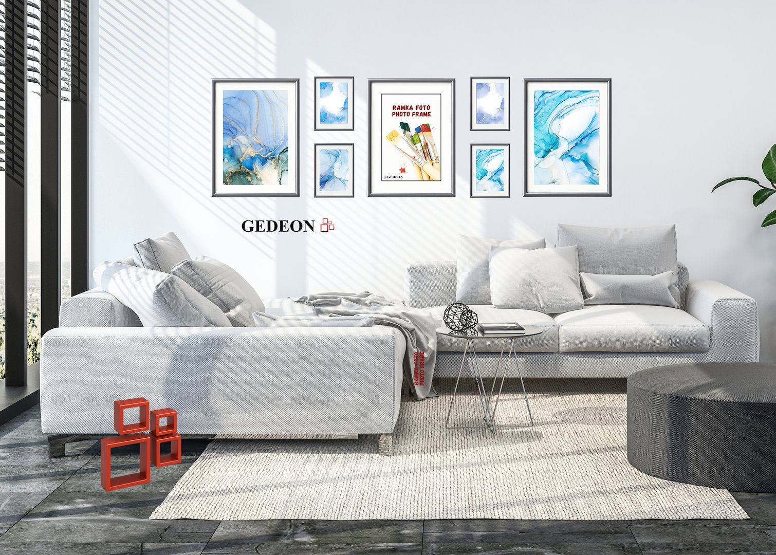 Ramka  70x100cm BD70100ANTplx - zdjęcie 2