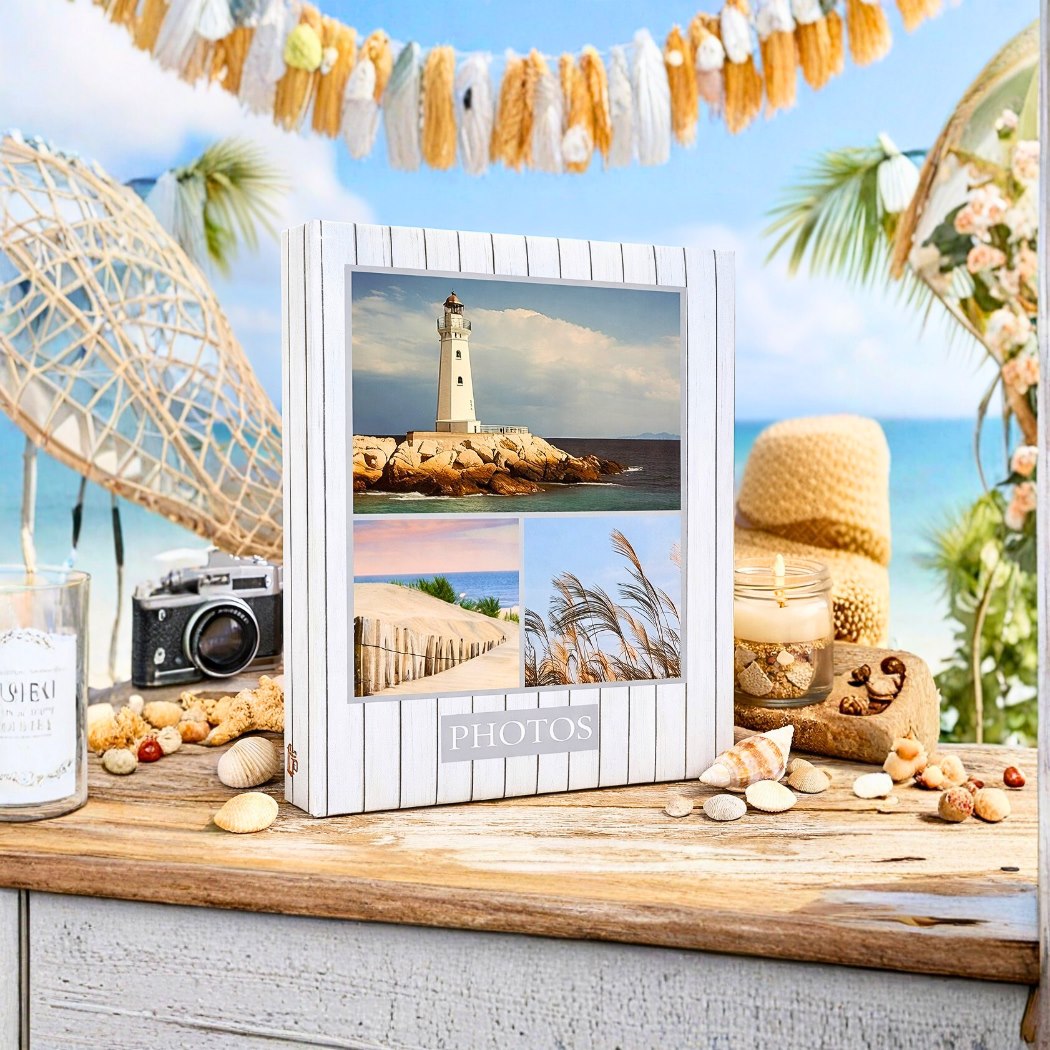 Album kieszeniowy nitowany 10x15 cm 500 zdjęć CR46500BEACHW - zdjęcie 2