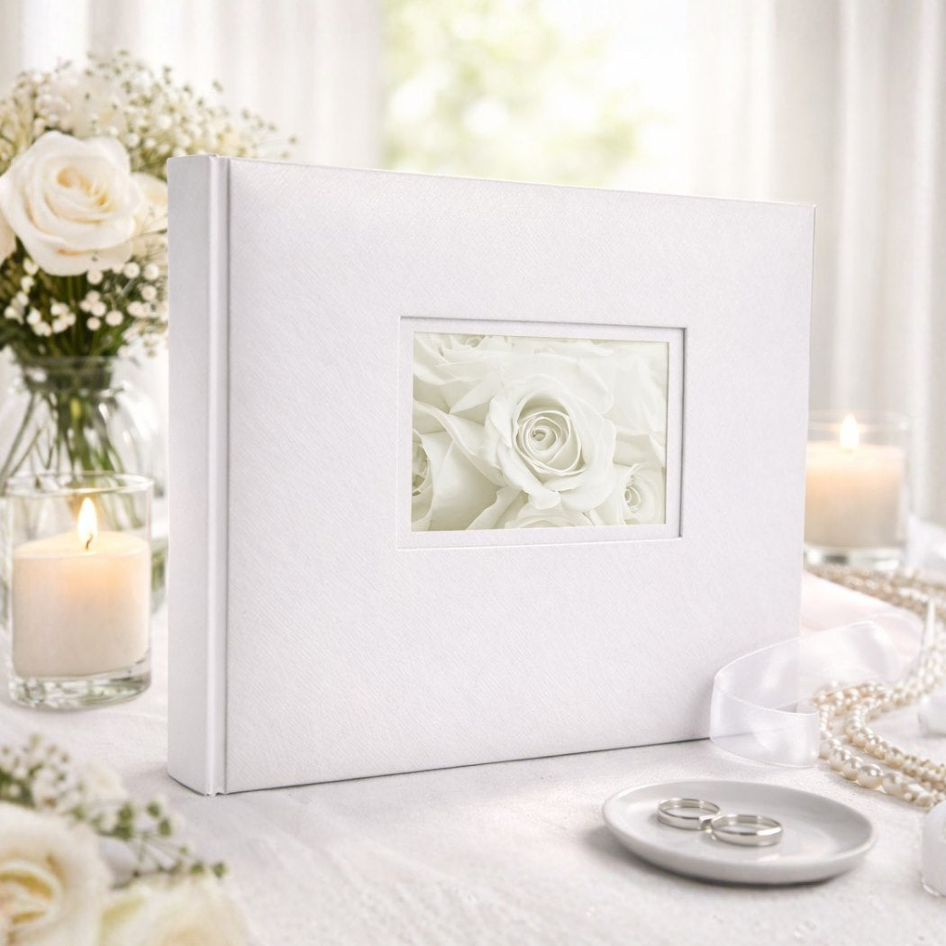 Album tradycyjny szyty 32x24 cm 60 stron DBCH30LOVEWHITE