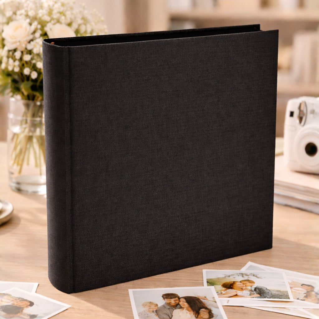 Album tradycyjny szyty 29x32 cm 60 stron DBCL30LINENBLACKB