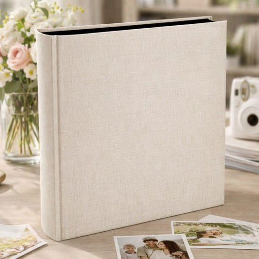 Album tradycyjny szyty 29x32 cm 60 stron DBCL30LINENCREAMB