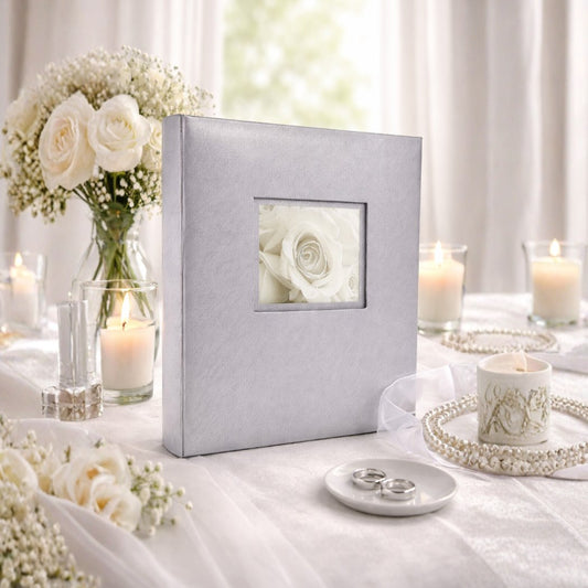 Album tradycyjny szyty 29x32 cm 60 stron DBCL30LOVESILVERB - zdjęcie 2