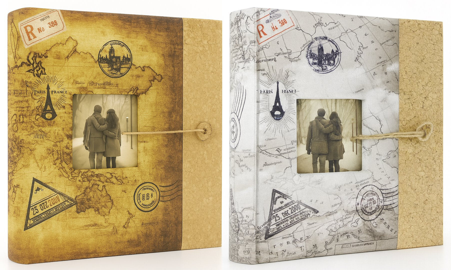 Album tradycyjny szyty 29x32 cm 60 stron DBCL30TRAVEL6 - zdjęcie 2