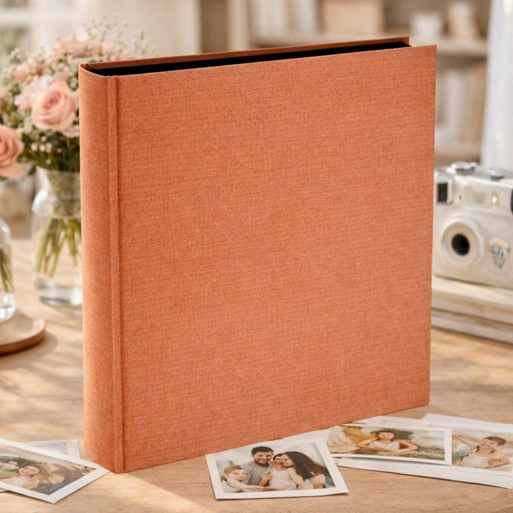 Album tradycyjny szyty 29x32 cm 100 stron DBCL50LINENNUTMEGB