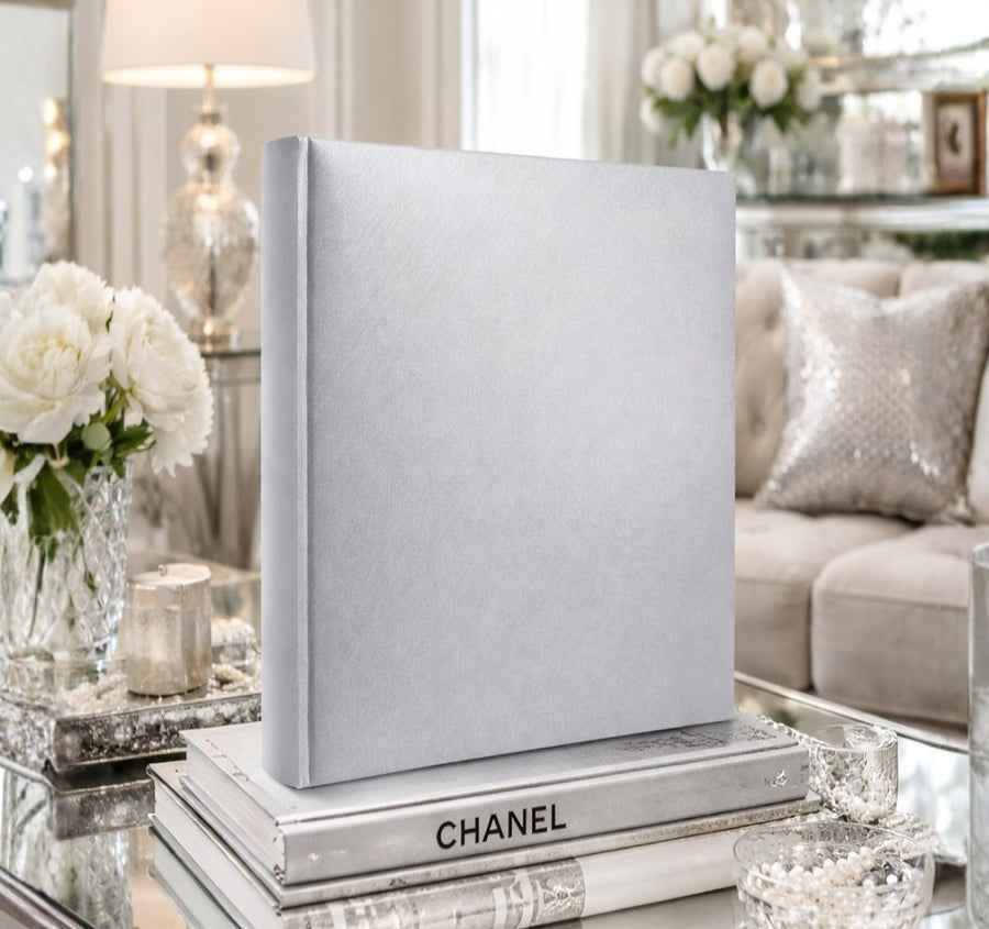 Album tradycyjny szyty 24x29 cm 40 stron DBCS20CLEANSILVERB