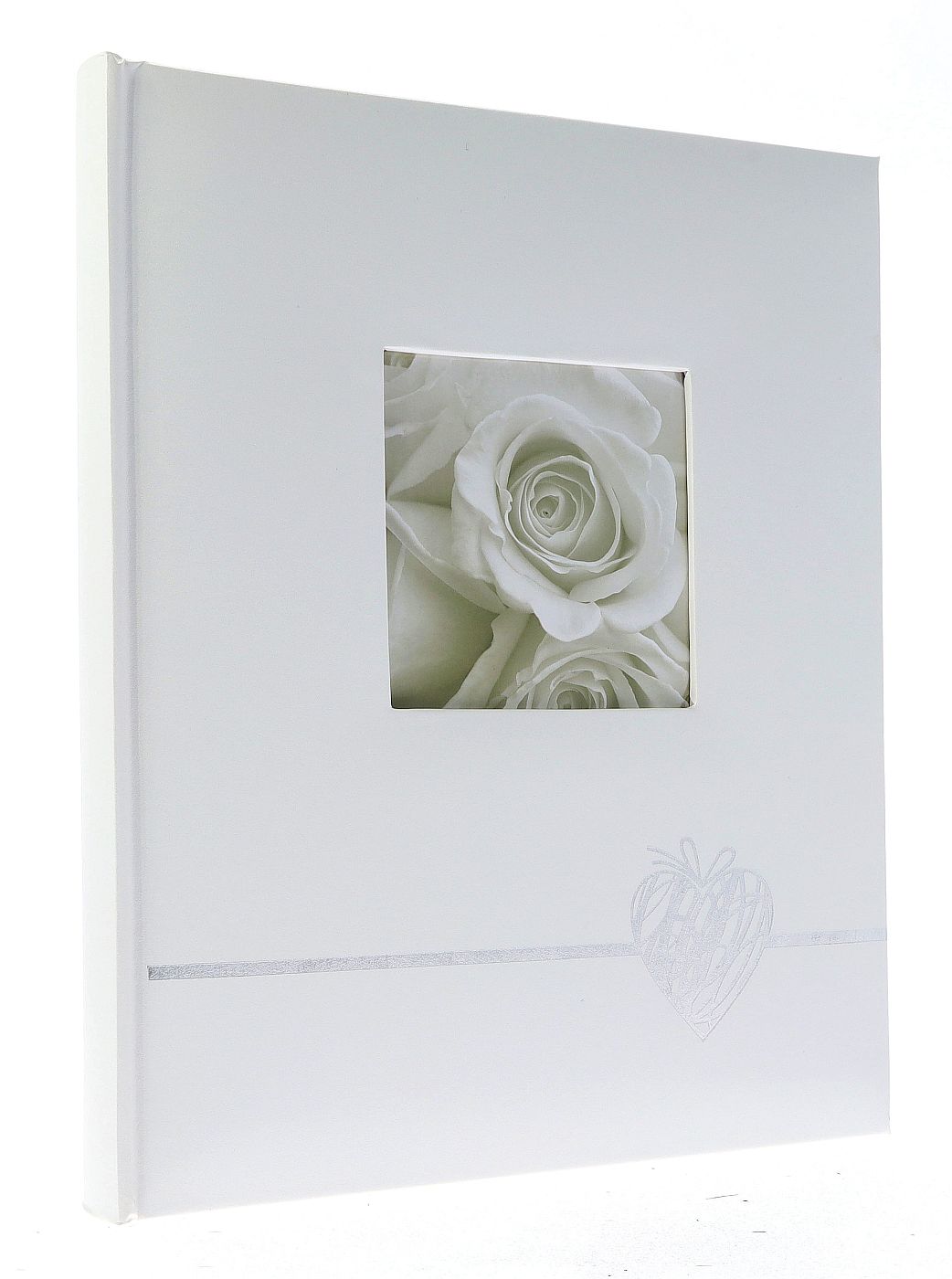 Album tradycyjny szyty 24x29 cm 40 stron DBCS20HEARTSILVERB - zdjęcie 3