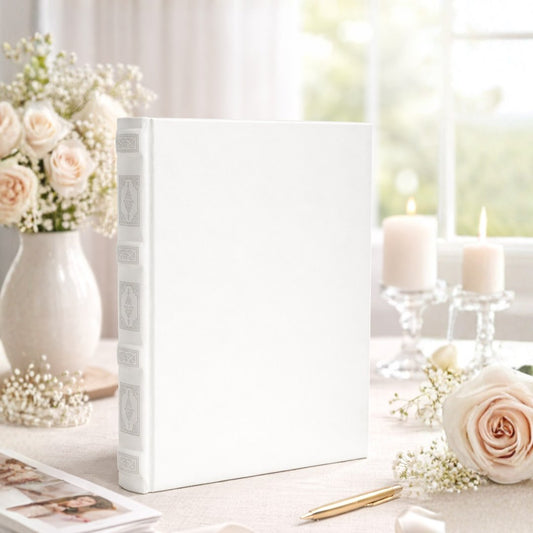 Album tradycyjny szyty 24x29 cm 40 stron DBCS20SNOWWHITEB