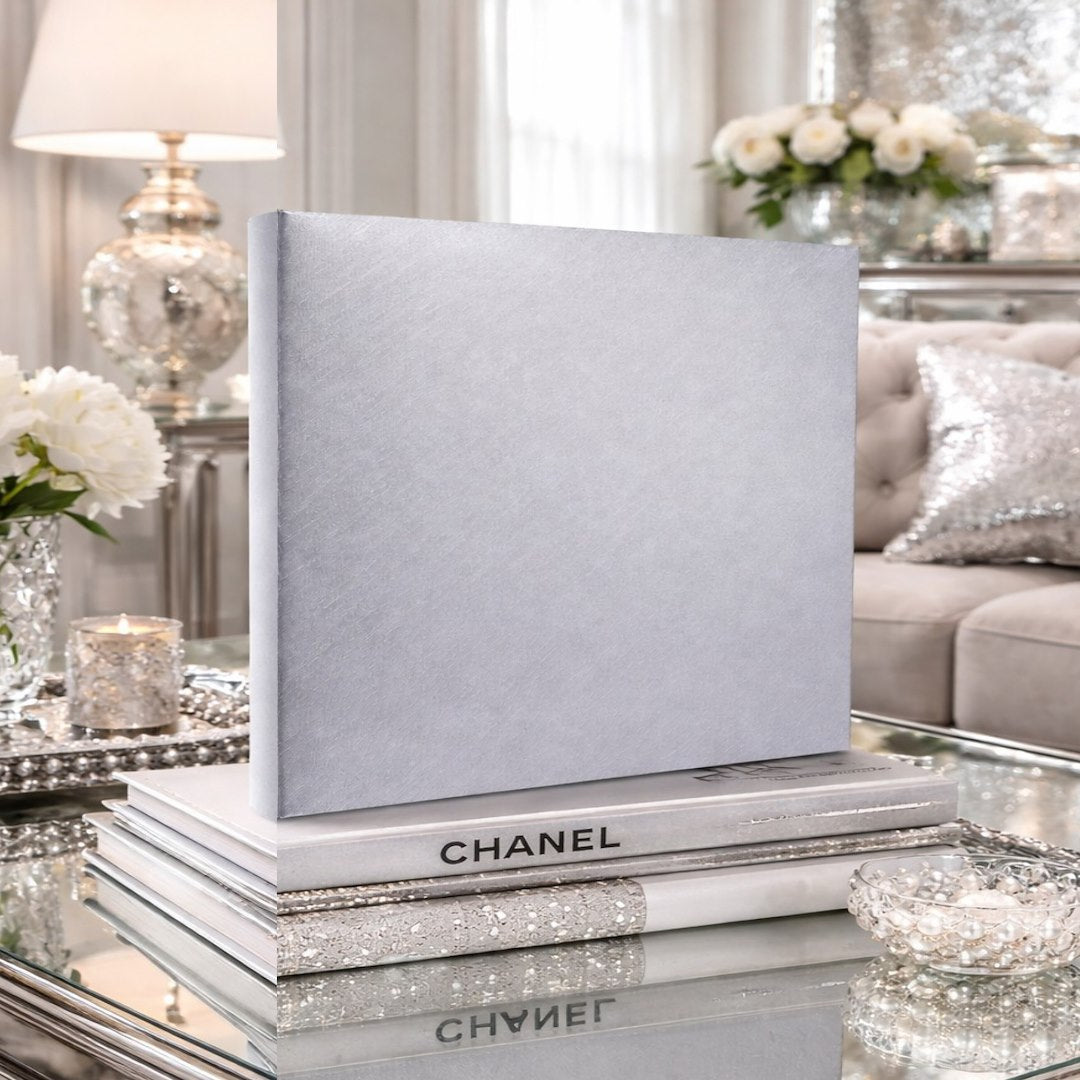 Album tradycyjny szyty 29x24 cm 40 stron DBCSH20CLEANSILVER