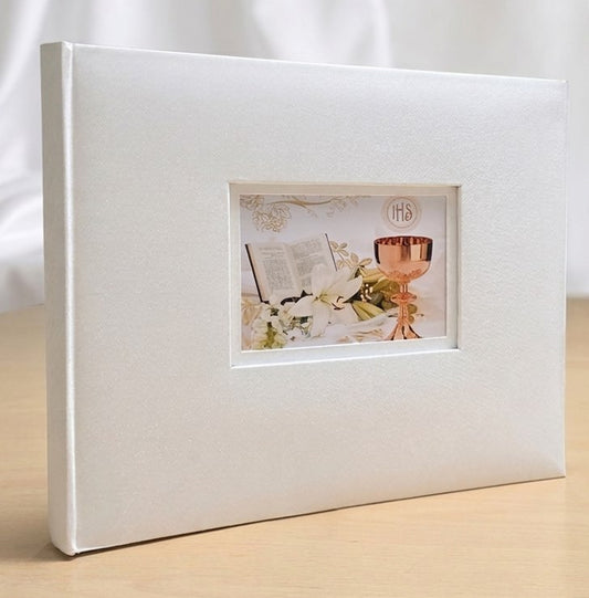 Album tradycyjny szyty 29x24 cm 40 stron DBCSH20LOVEWHITEKOMUNIA