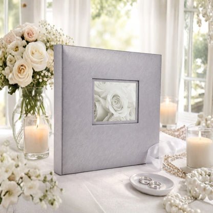 Album tradycyjny szyty 24x24 cm 20 stron DBCSS10LOVESILVERB