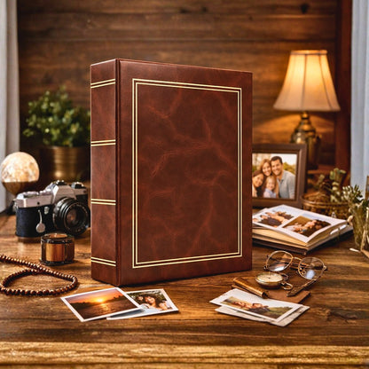 Album kieszeniowy klejony 10x15 cm 100 zdjęć DPH46100C-BROWN