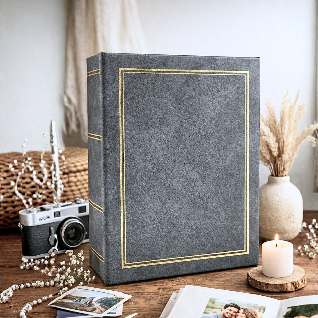 Album kieszeniowy klejony 10x15 cm 200 zdjęć DPH46200C-GREY