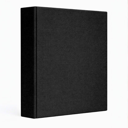 Album kieszeniowy klejony 10x15 cm na 304 zdjęcia, lniana okładka, kolor czarny - GEDEON (DPH46304/2LINENBLACKB)