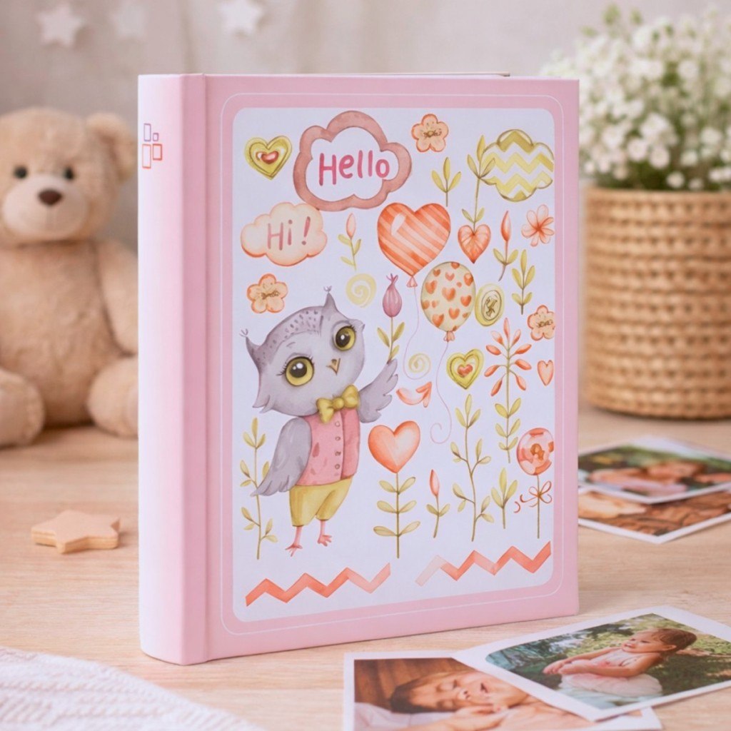 Album samoprzylepny spirala 23x28 cm 60 stron DRS30BABY04
