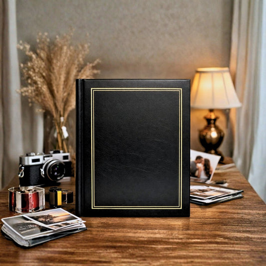 Album samoprzylepny spirala 23x28 cm 60 stron DRS30C-BLACK - zdjęcie 2