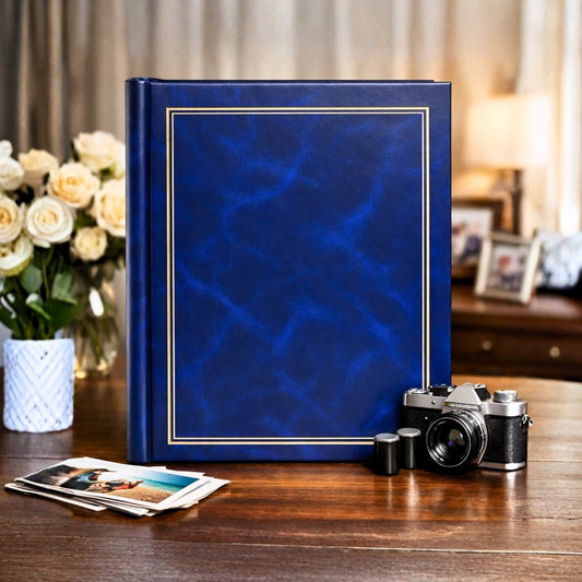 Album samoprzylepny spirala 23x28 cm 60 stron DRS30C-BLUE