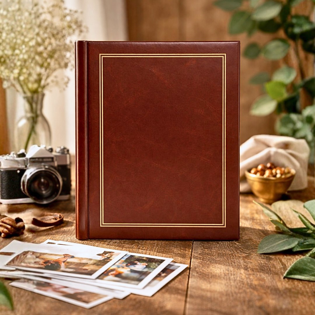Album samoprzylepny spirala 23x28 cm 60 stron DRS30C-BROWN
