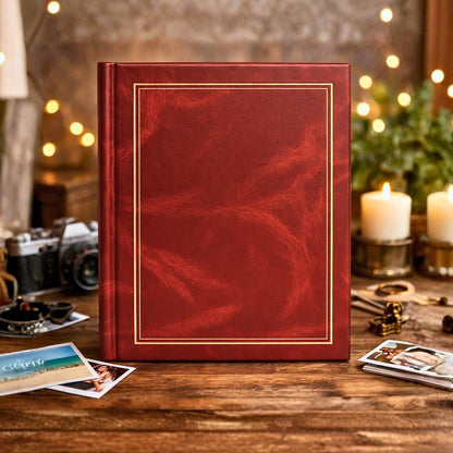 Album samoprzylepny spirala 23x28 cm 60 stron DRS30C-BURGUNDY