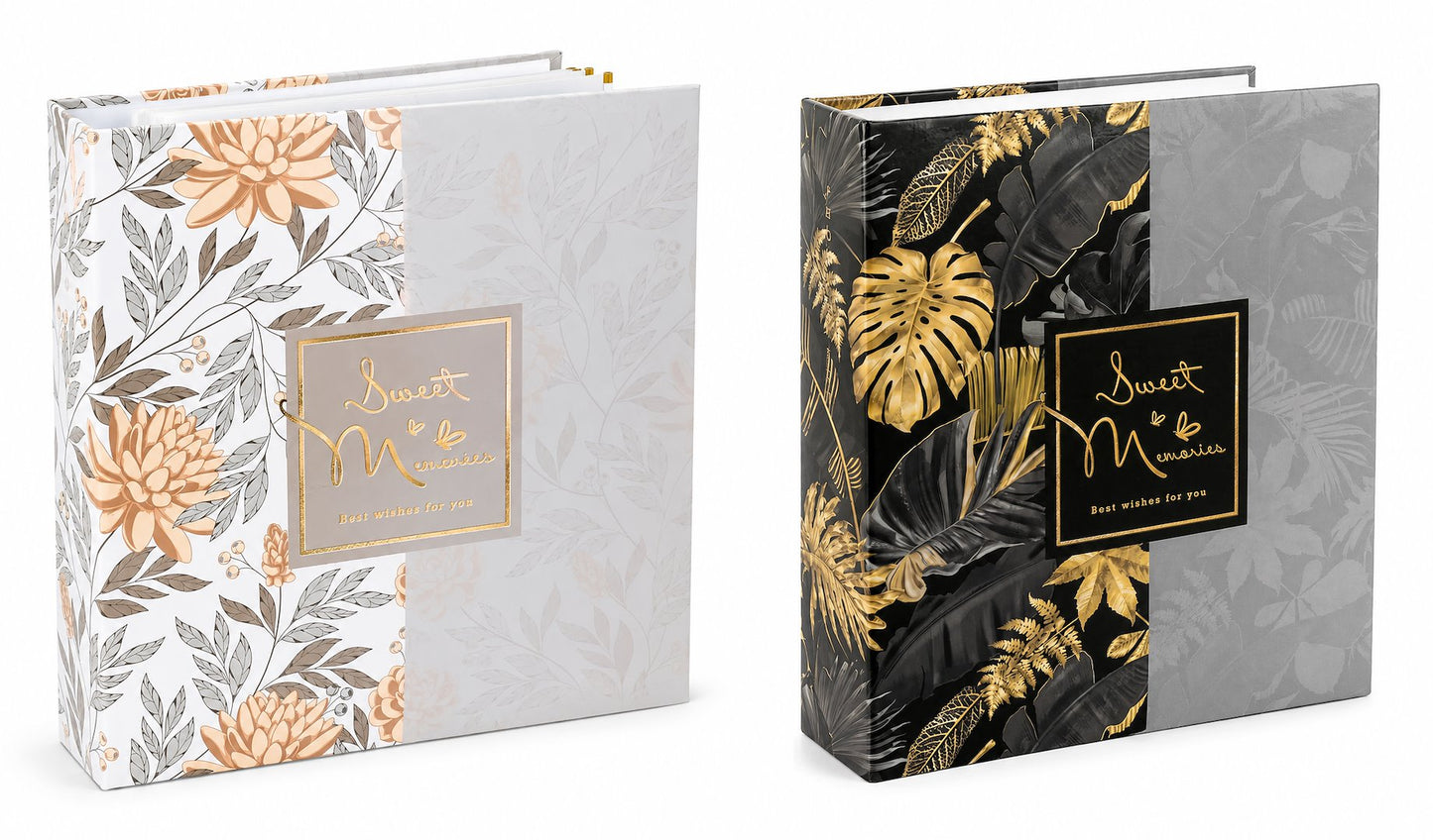Self-adhesive photo album, ring binder, 23x28 cm, 100 pages DRS50VINCI