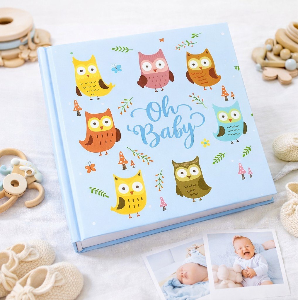 Album kieszeniowy szyty 10x15 cm 200 zdjęć KD46200BABY05