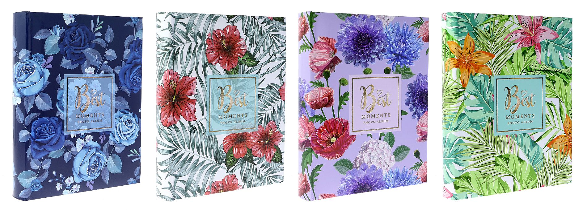Album kieszeniowy szyty 10x15 cm 200 zdjęć KD46200FLOWER10