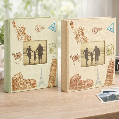Album kieszeniowy szyty 10x15 cm 200 zdjęć KD46200TRAVEL5H