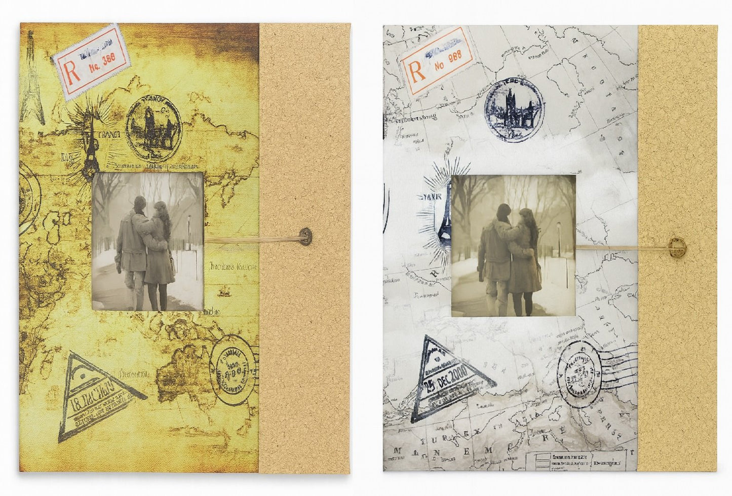 Album kieszeniowy szyty 10x15 cm 200 zdjęć KD46200TRAVEL6H