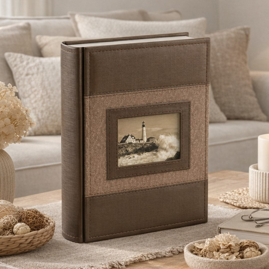 Album kieszeniowy szyty 13x18 cm 200 zdjęć KD57200FASHIONBROWN