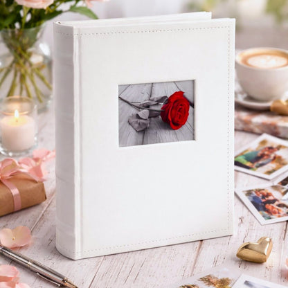 Album kieszeniowy szyty 15x21 cm 50 zdjęć KD6850WHITEW