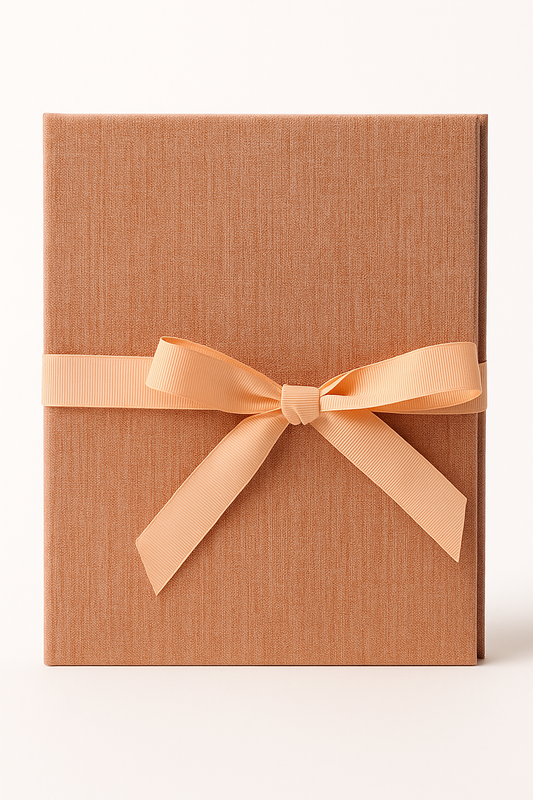 Album typu "jamnik" 13x18/12 LP57 LINEN NUTMEG