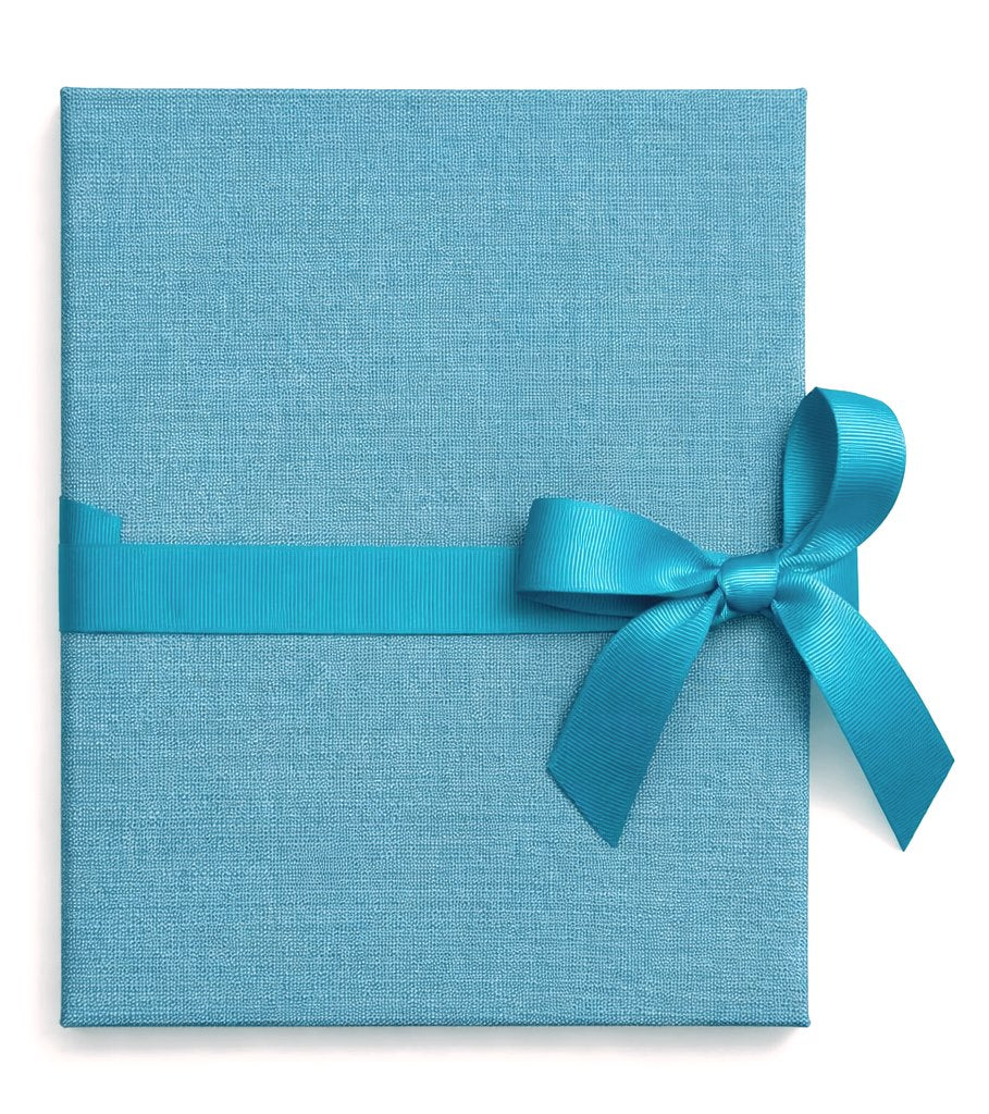 Album typu "jamnik" 15x21/12 LP68 LINEN AZURE