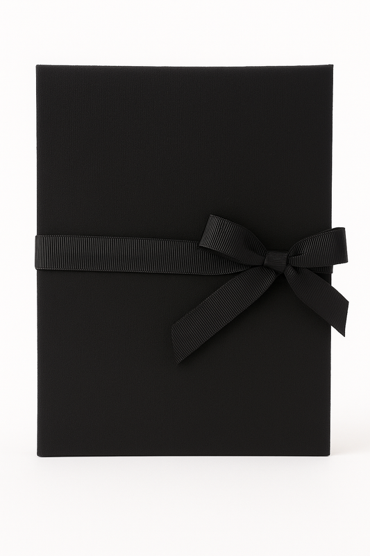 Album typu "jamnik" 15x21/12 LP68 LINEN BLACK
