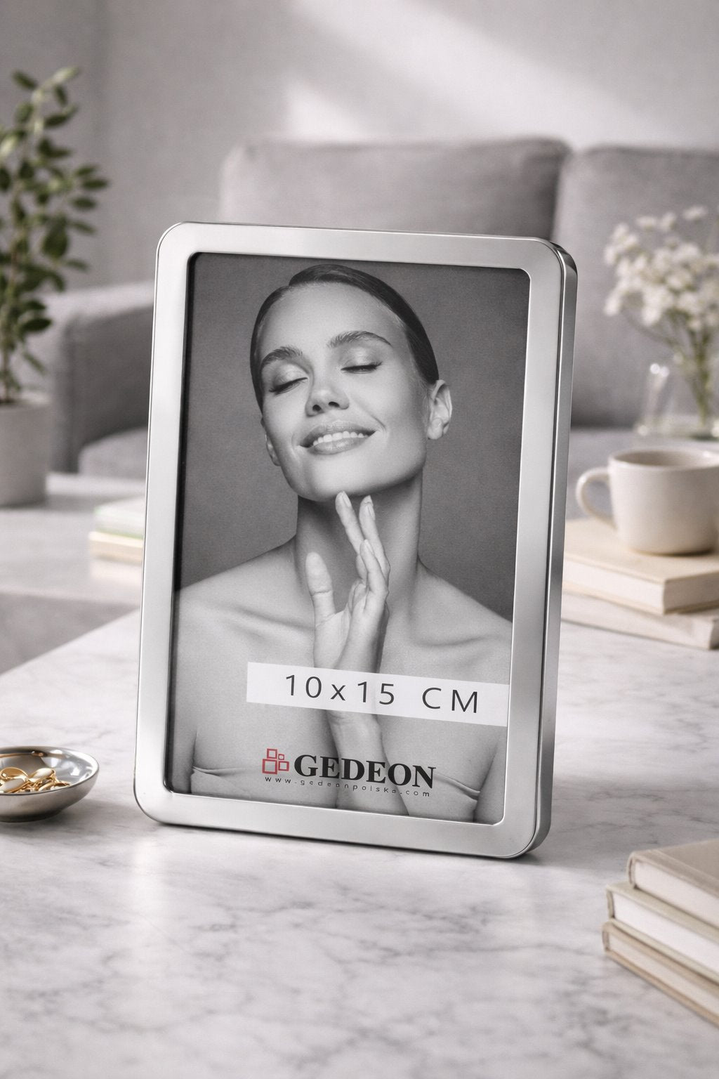 Ramka metalowa dekoracyjna 10x15cm x 2 MF104S/2